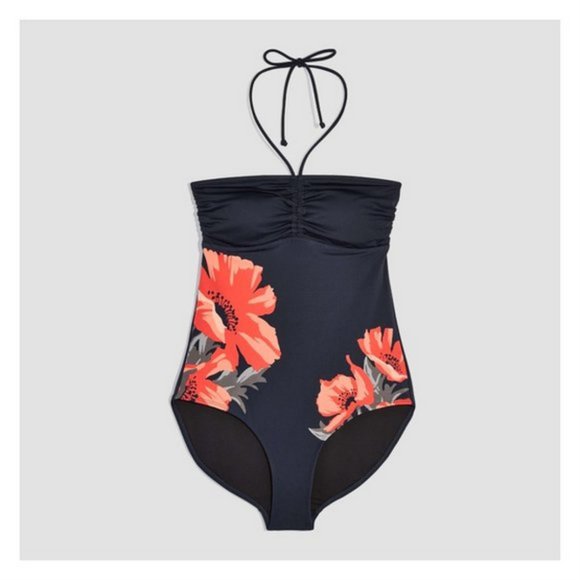 Joe Fresh Halter One Piece Bathing Suit - Picture 3 of 10